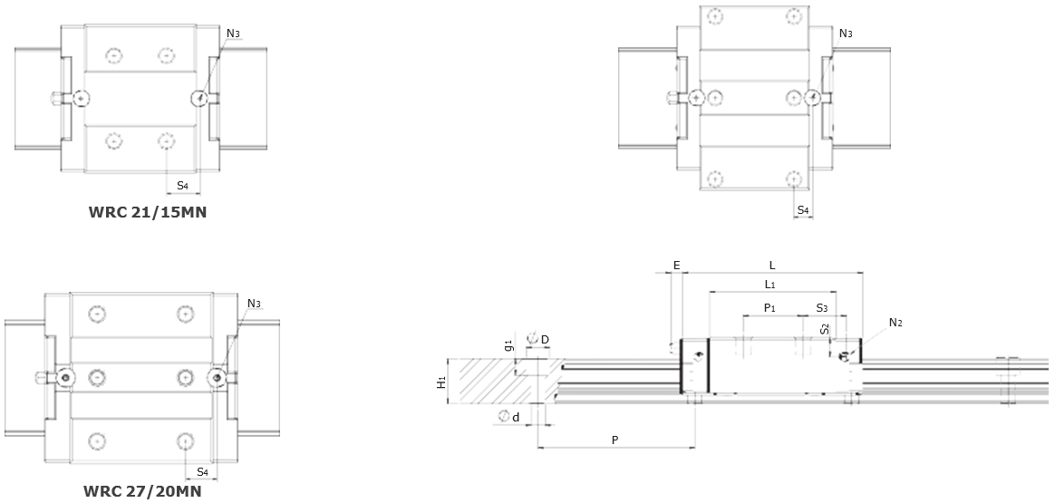 Linear Guide CPC WRC*MN / WRC*FN