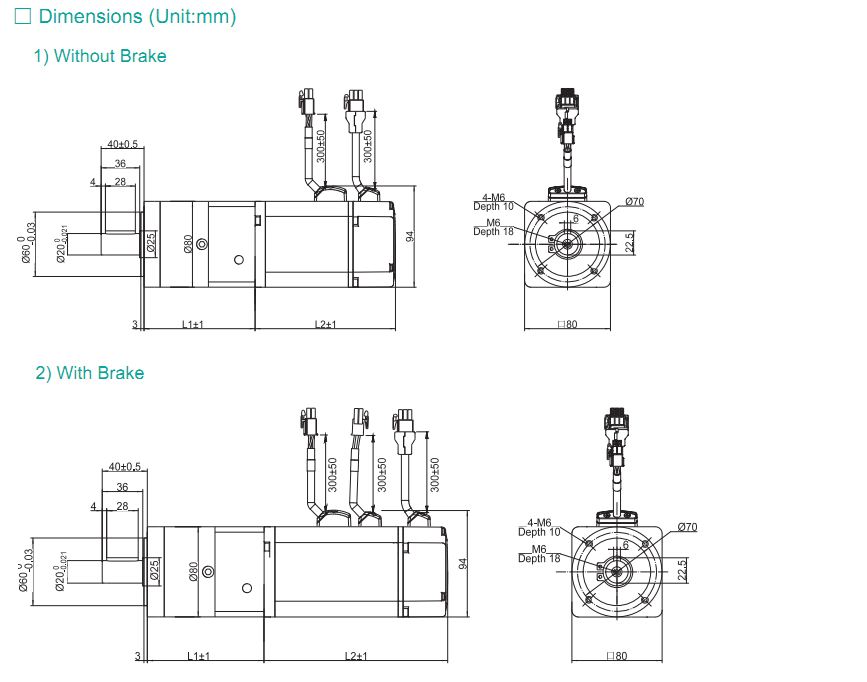 Động cơ SERVO Moons' – DC INPUT