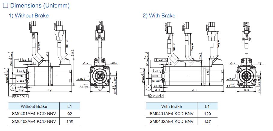 Động cơ SERVO Moons' – AC INPUT