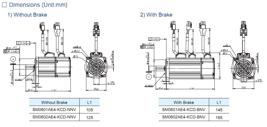 Động cơ SERVO Moons' – AC INPUT