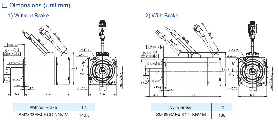 Động cơ SERVO Moons' – AC INPUT