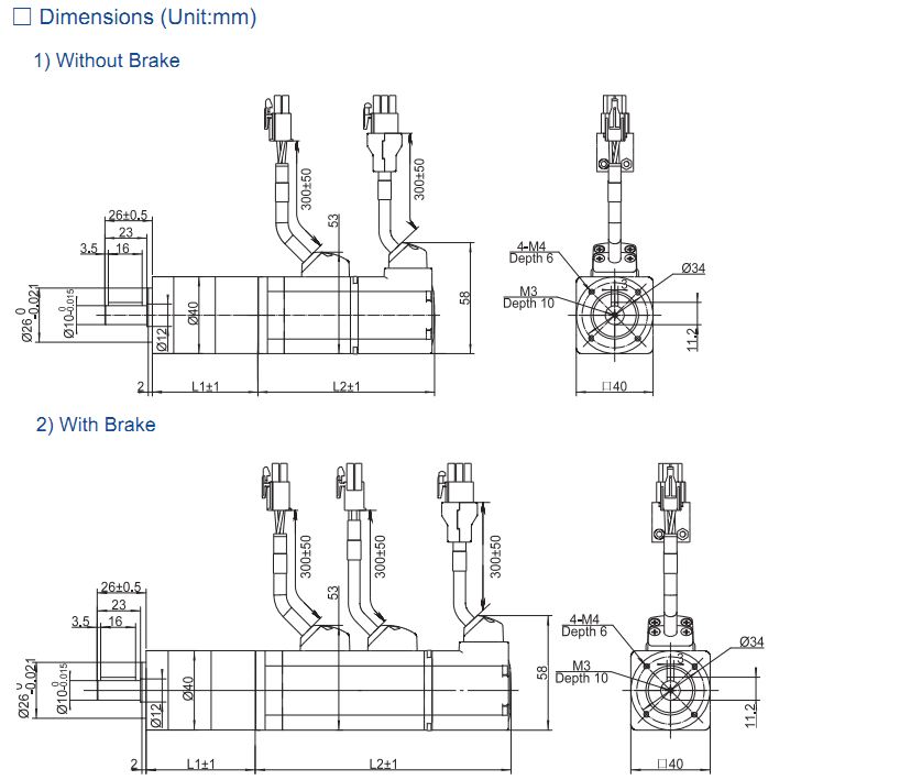 Động cơ SERVO Moons' – AC INPUT