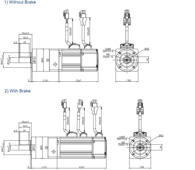 Động cơ SERVO Moons' – AC INPUT