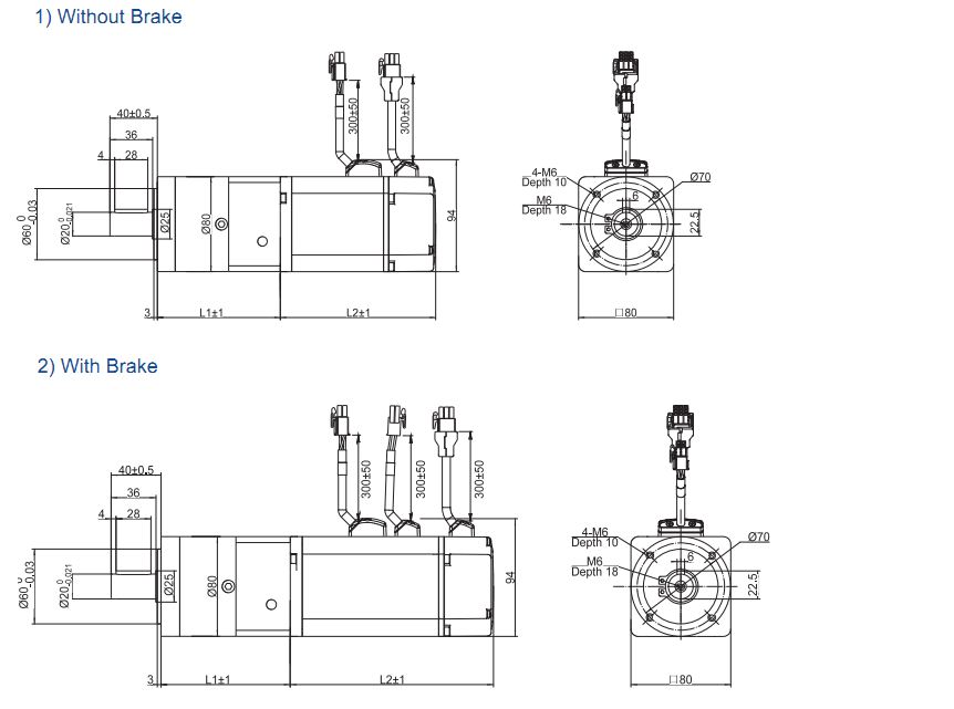 Động cơ SERVO Moons' – AC INPUT