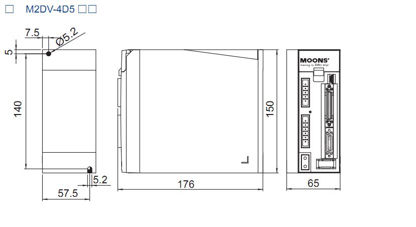 Bộ điều khiển Moons'  M2DV SERIES—DRIVER AC INPUT