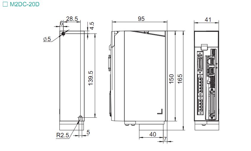 Bộ điều khiển Moons'  M2DC SERIES—DRIVER DC INPUT