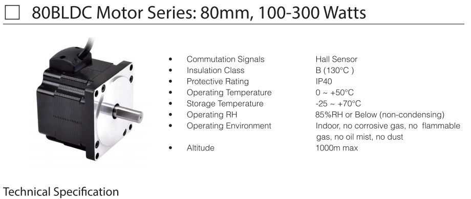 S80 SERIES BRUSHLESS DC