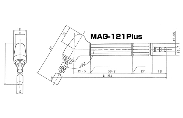 Máy mài khuôn khí UHT MAG-121N