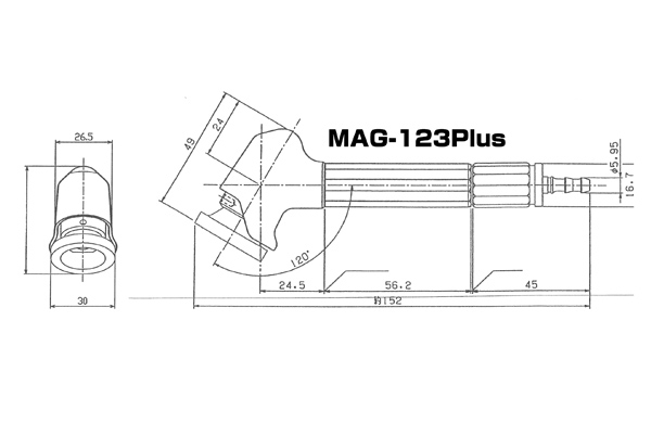 Máy mài khuôn khí UHT MAG-123N