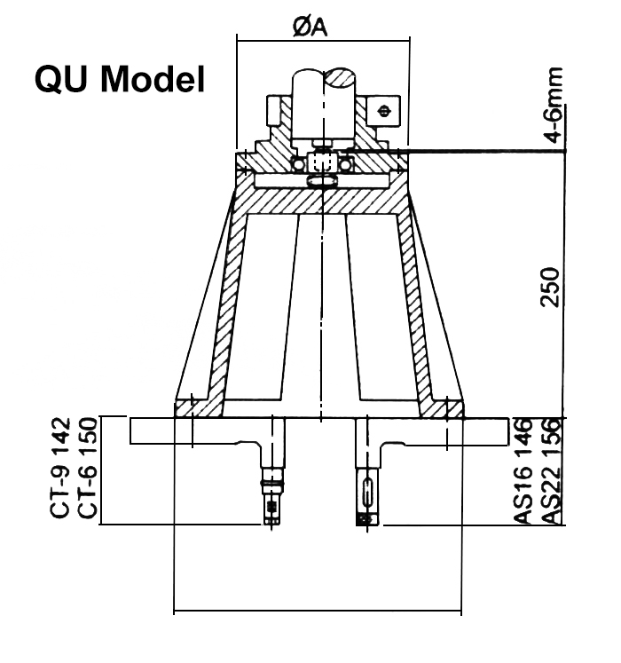 Đầu khoan nhiều mũi QNU Type Yi Chang