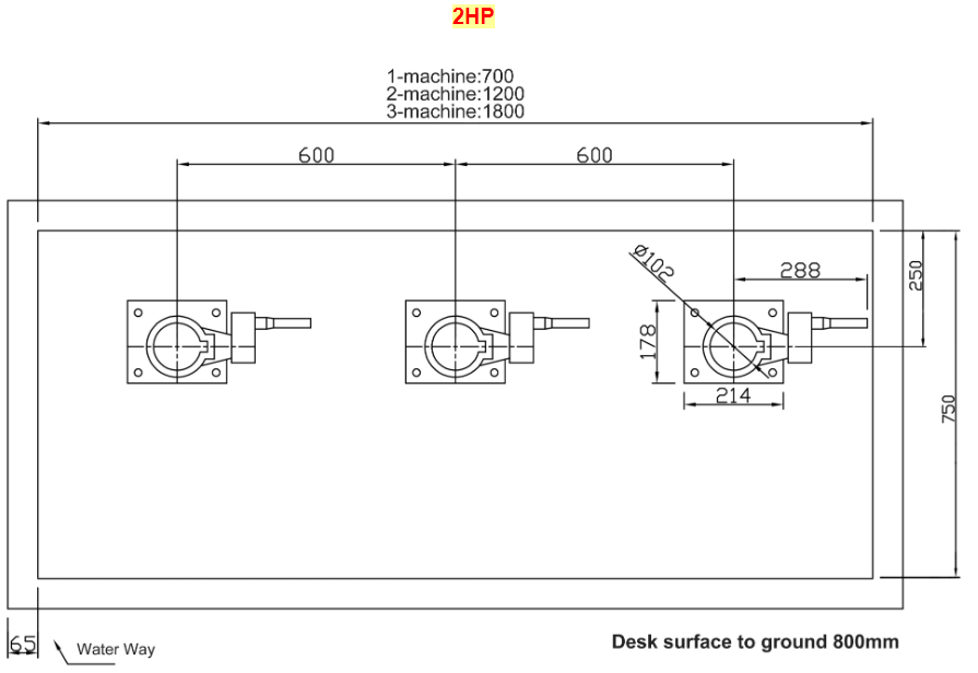 Working Table With Coolant