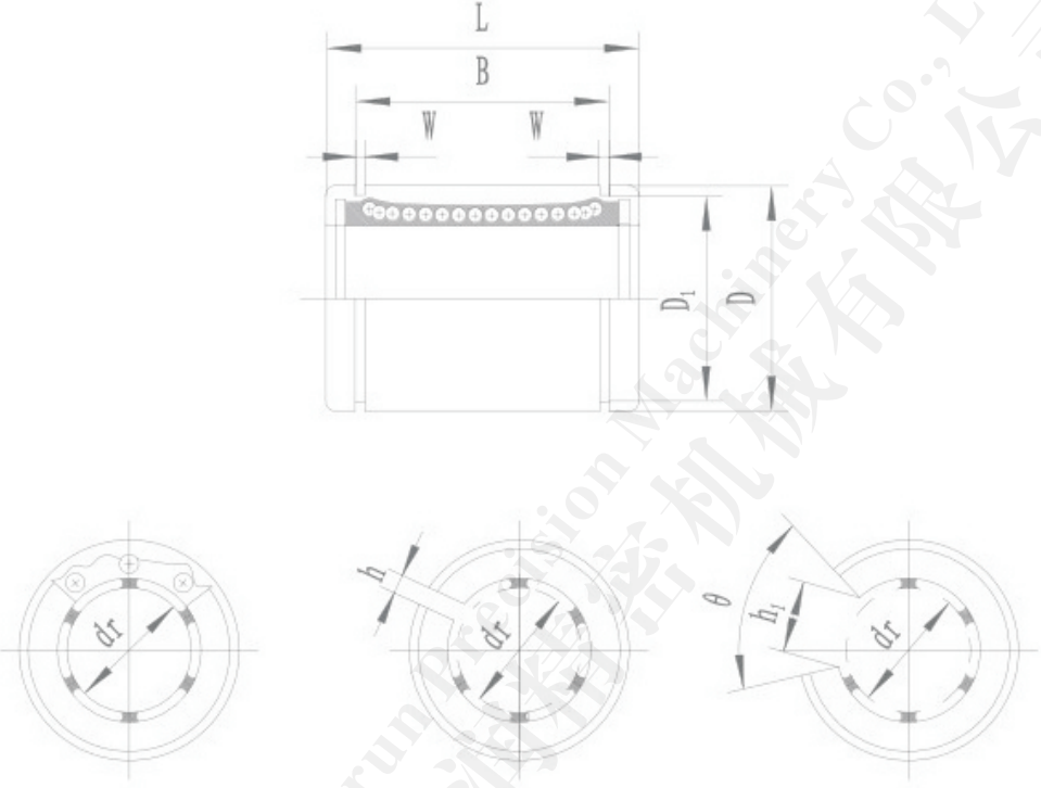 Linear bearing LME**UU