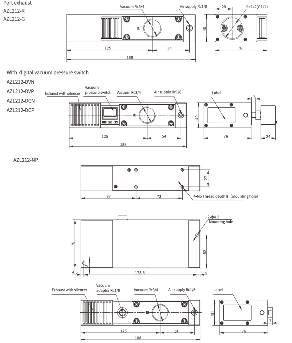 Airbest Vacuum pump AZL