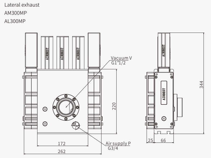 Airbest Vacuum pump ASBP Combined