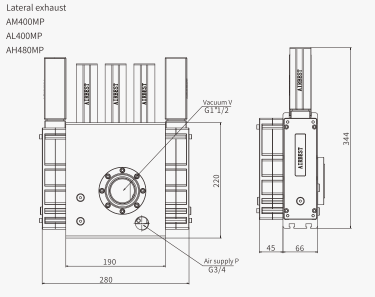 Airbest Vacuum pump ASBP Combined