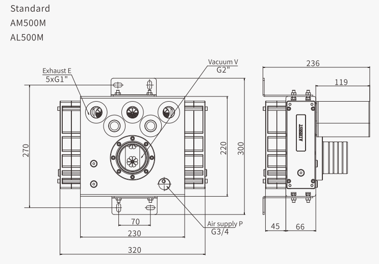 Airbest Vacuum pump ASBP Combined