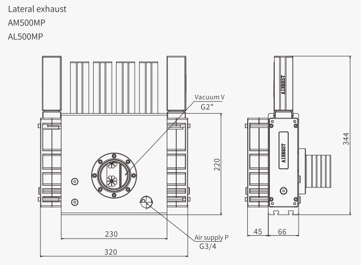 Airbest Vacuum pump ASBP Combined