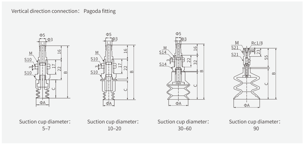 Suction Cup Airbest SPC With Locking Fitting