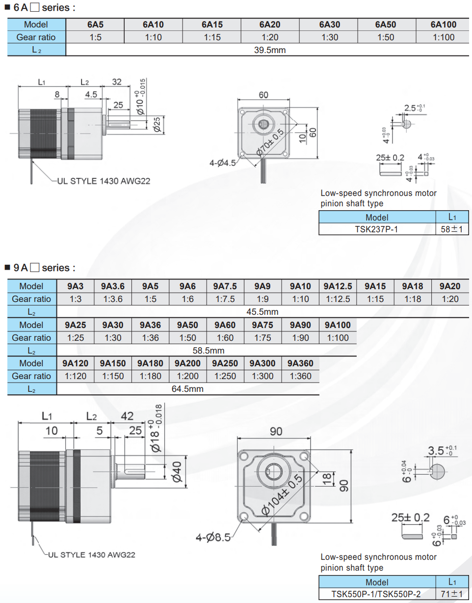 STEPPER MOTOR Troy 5 PHASE