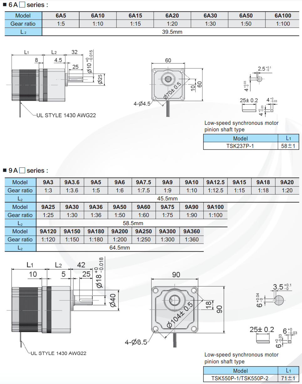 LOW-SPEED SYNCHRONOUS MOTOR Troy