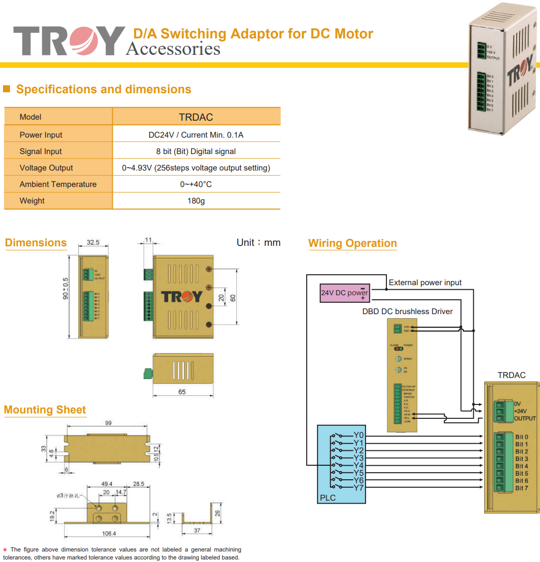 Bộ chuyển đổi D/A TRDAC