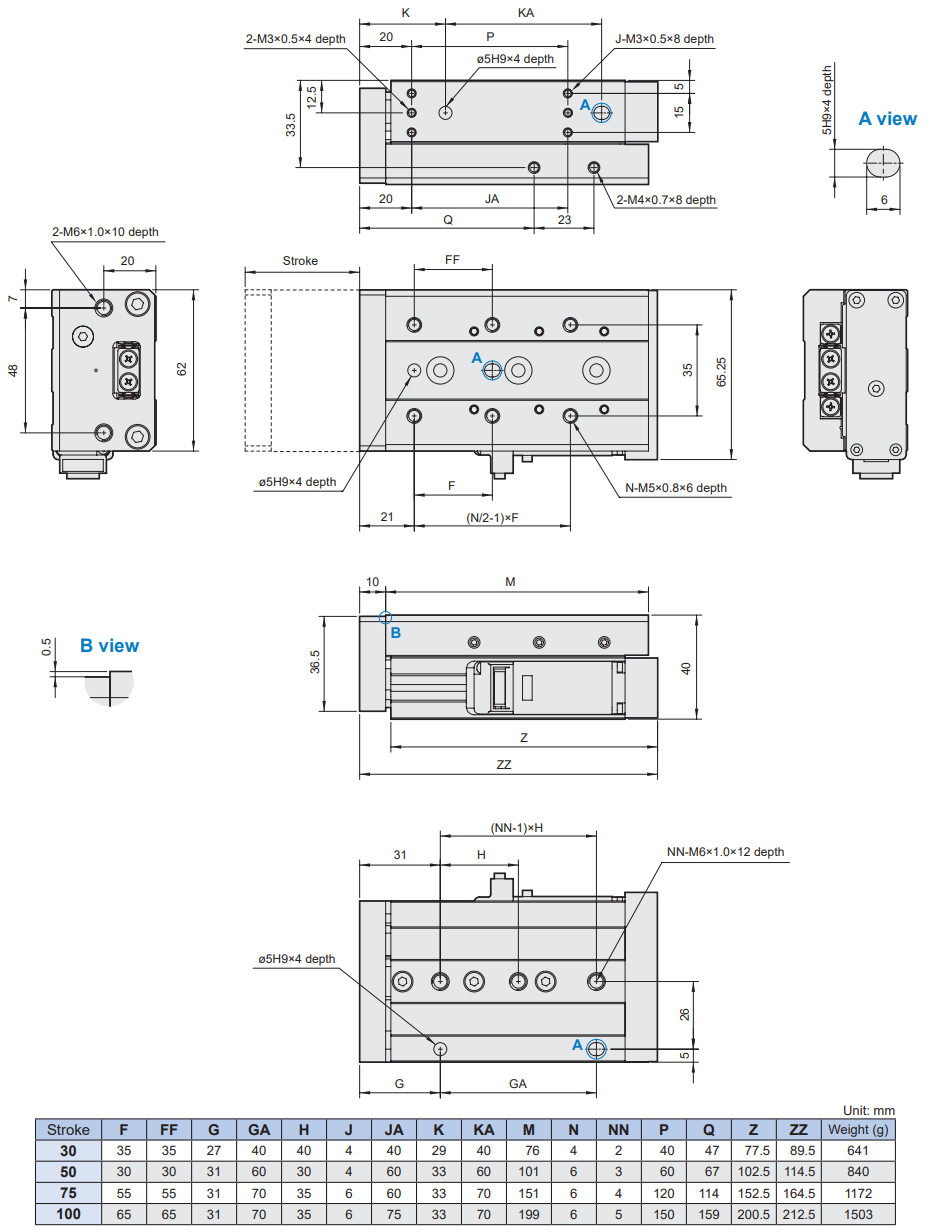 Mini. Electric Cylinder MESS2