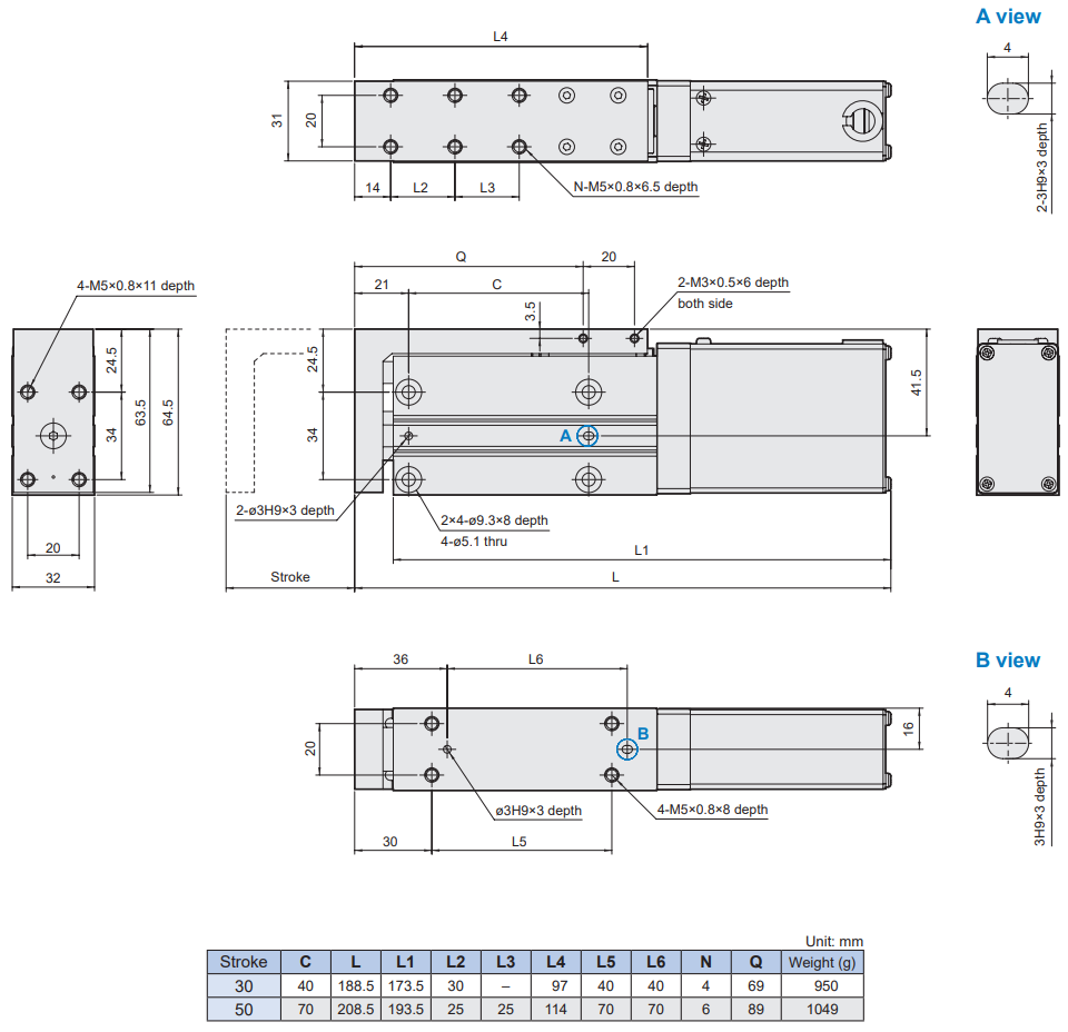 Mini. Electric Cylinder MESH2