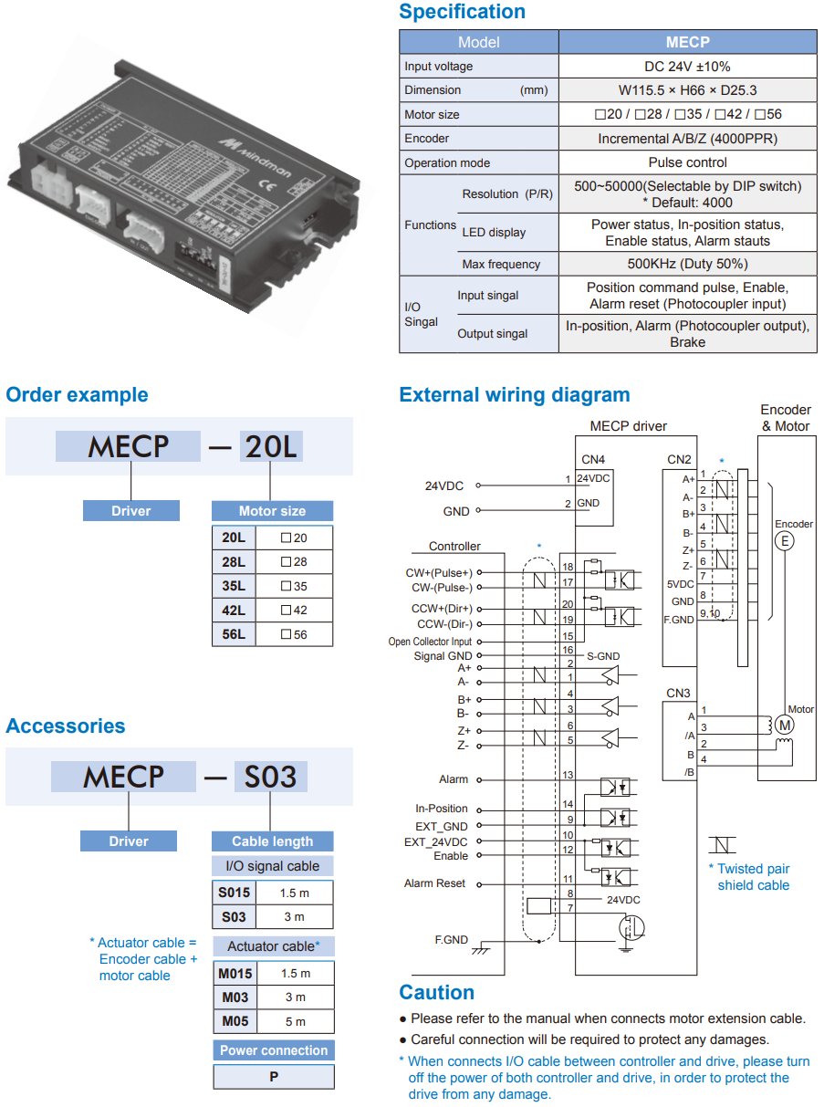 Electric Product Driver MECP