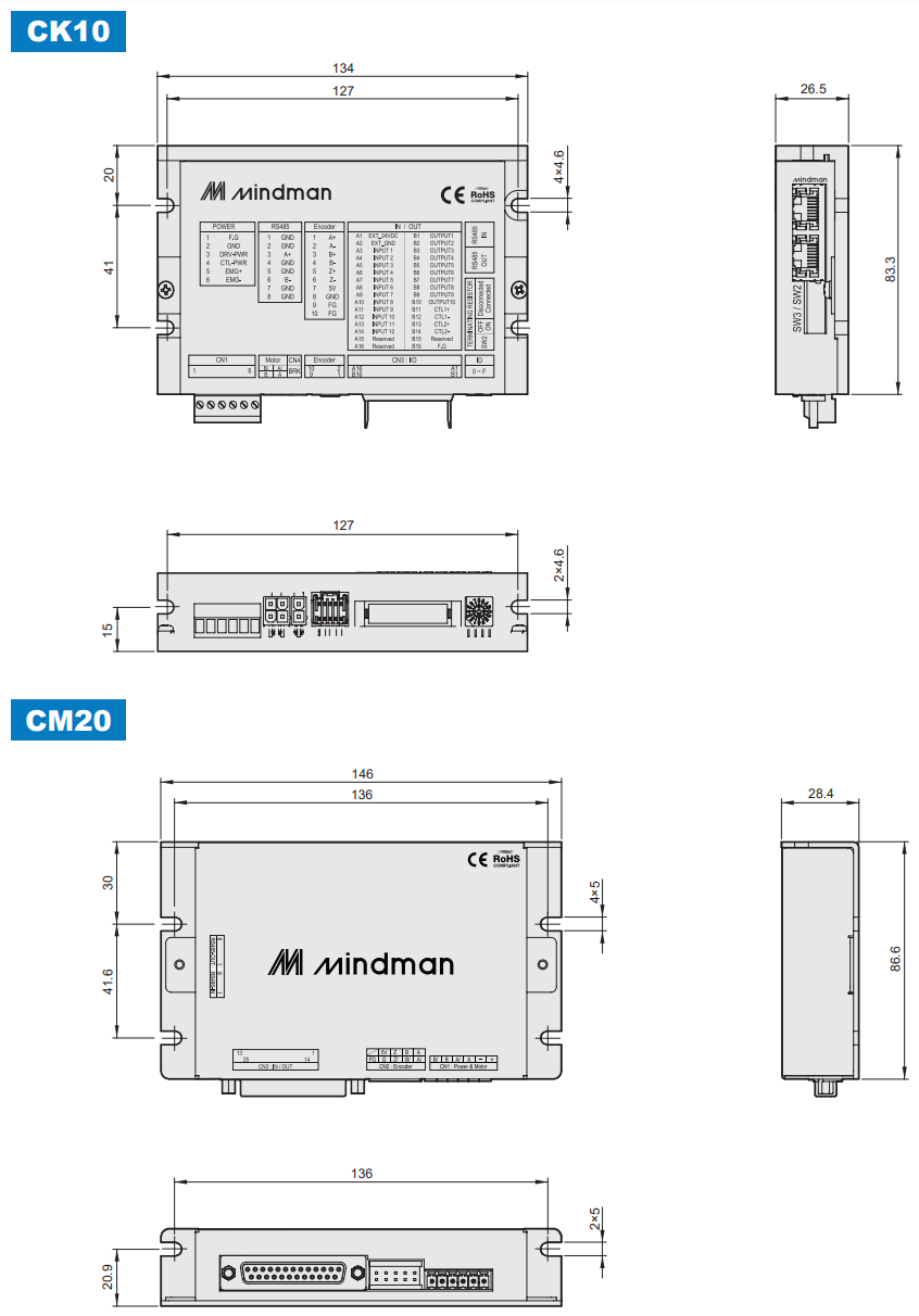 Electric Cylinder Controller CM20