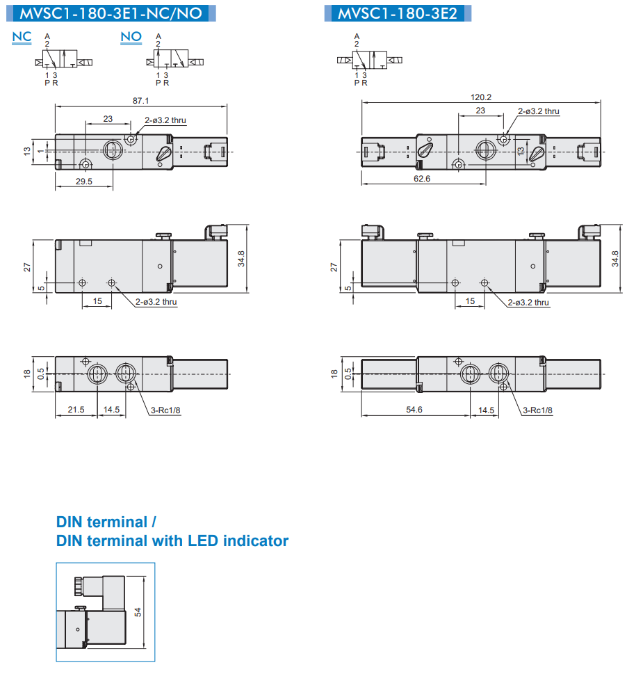 Solenoid Valve MVSC1-180