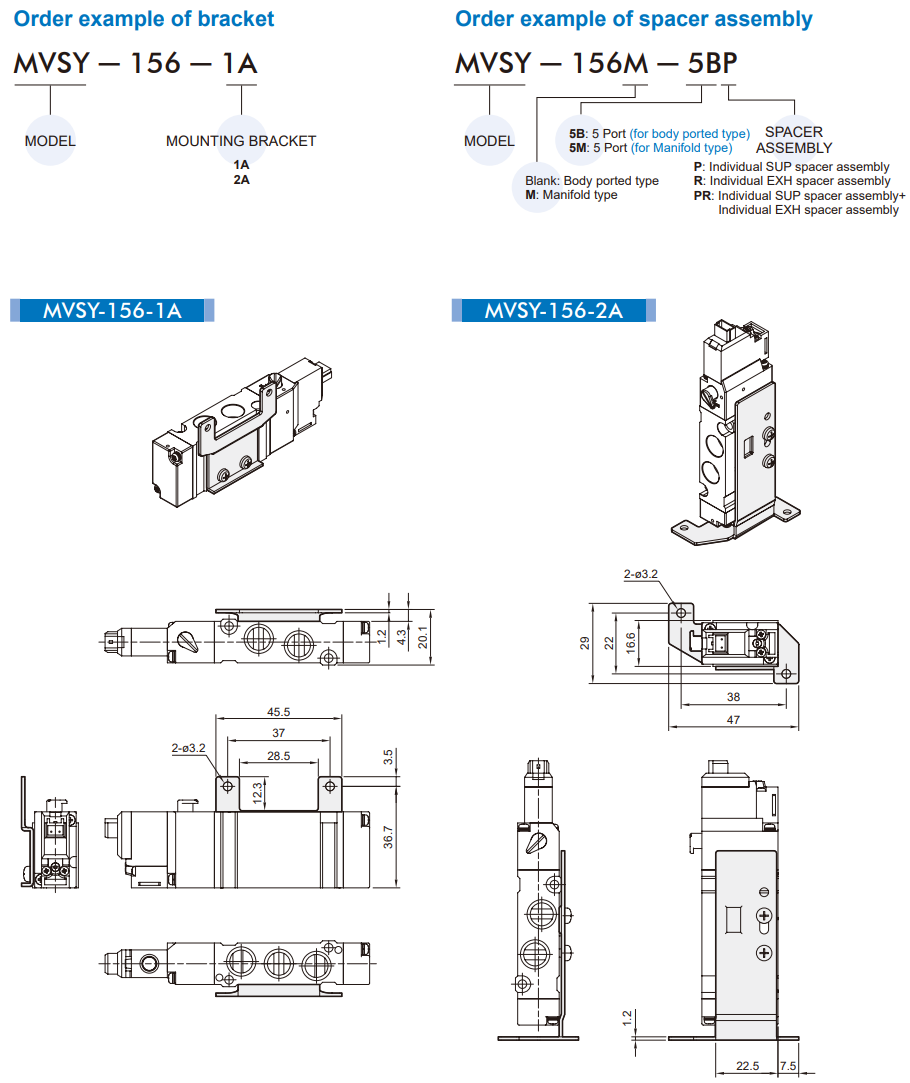 Solenoid Valve MVSY-156