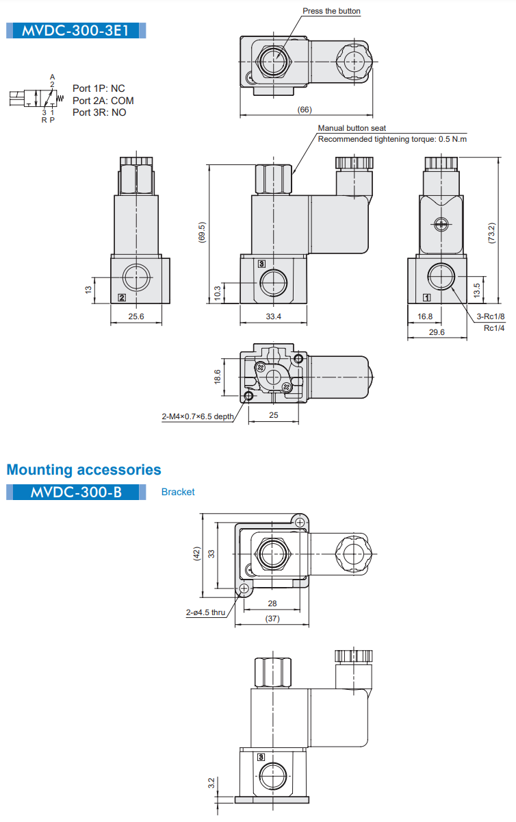 Solenoid Valve MVDC-300