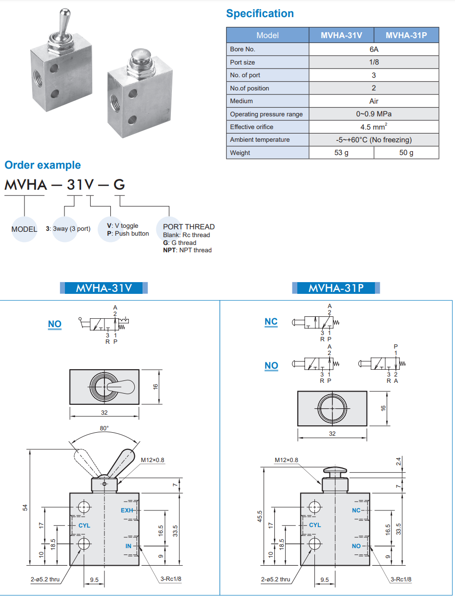 Van điều khiển MVHA-31