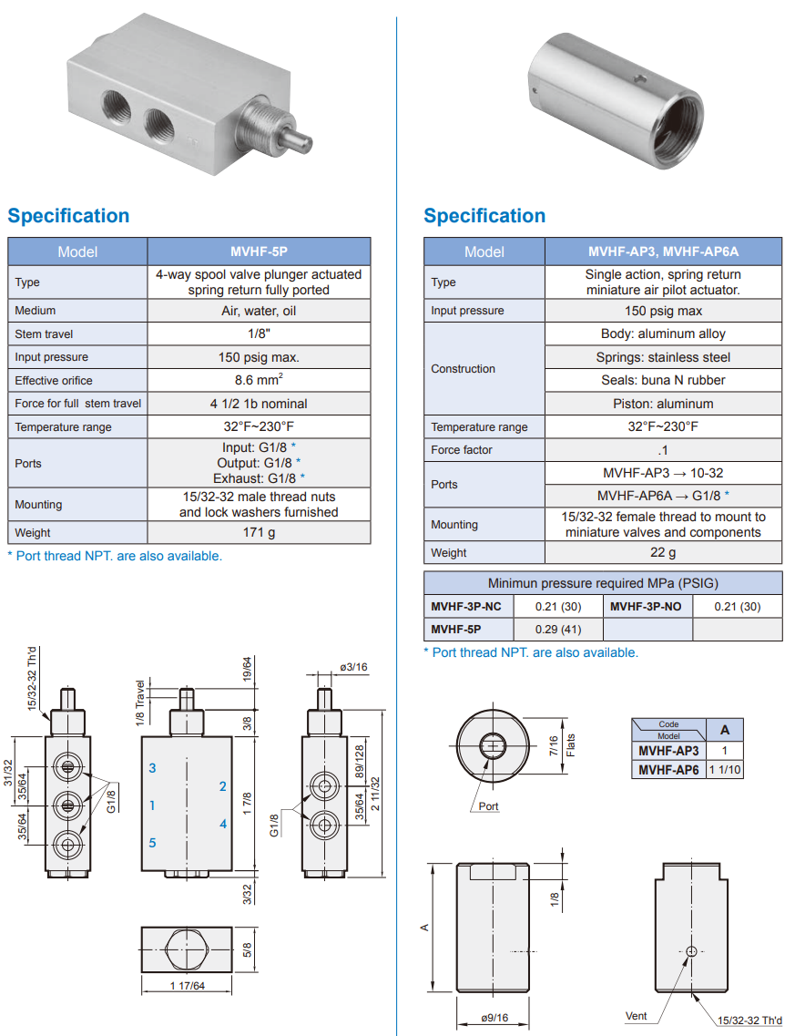 Van điều khiển MVHF-5P