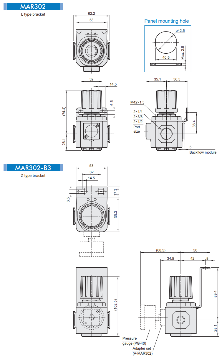 Pressure Regulator MAR302