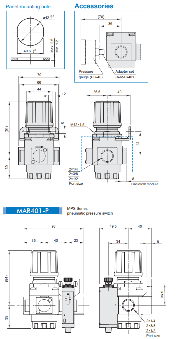 Pressure Regulator MAR401