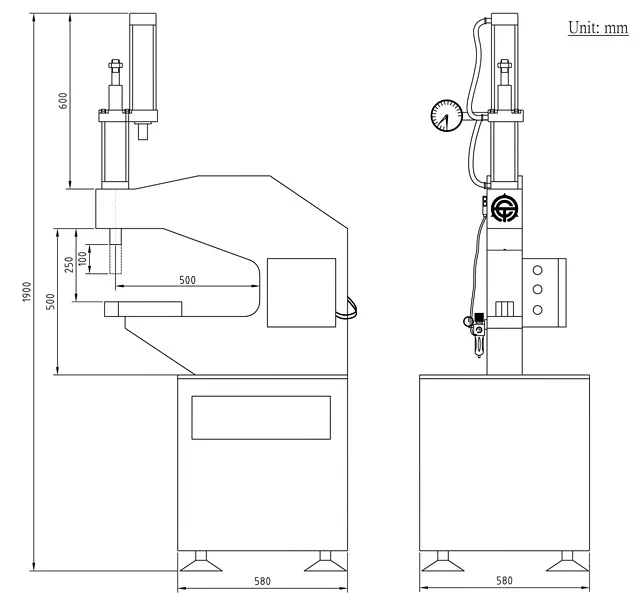 Special Riveting Machine TC-500-10T