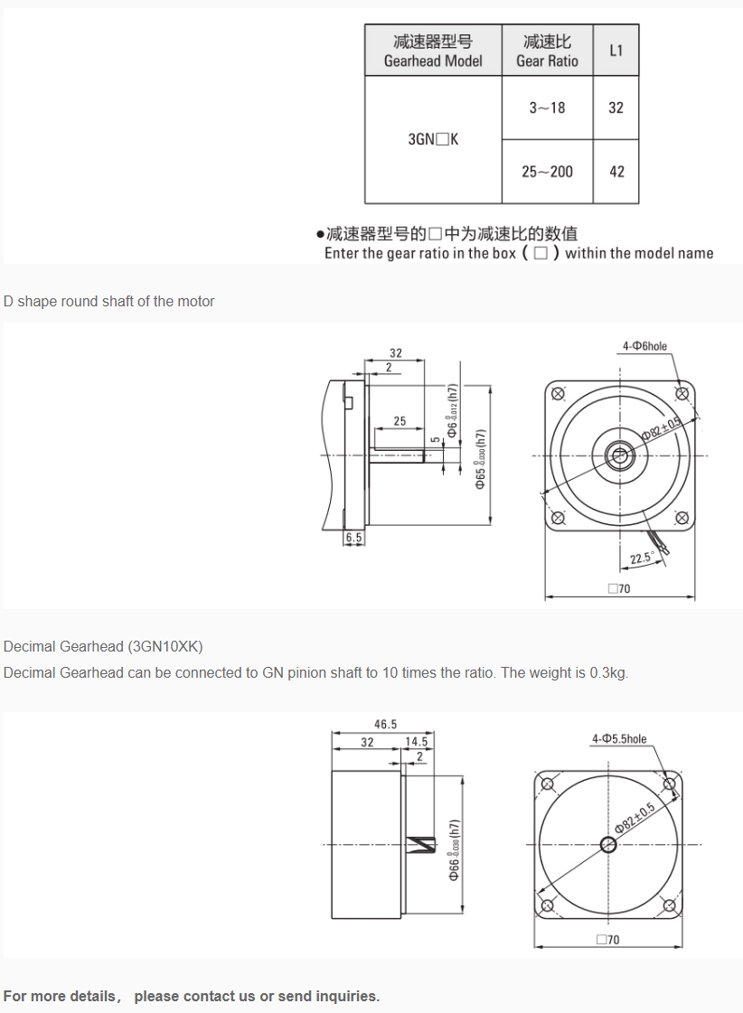 15w speed control MOTOR ratio from 3~750