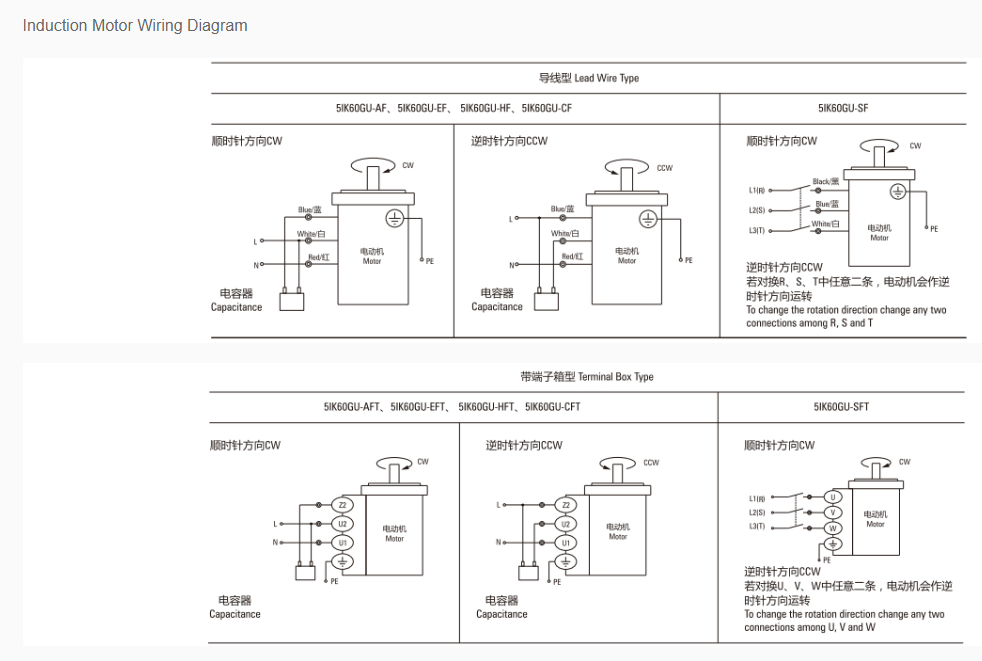 25w 80mm Induction Motor Ratio From 3~750